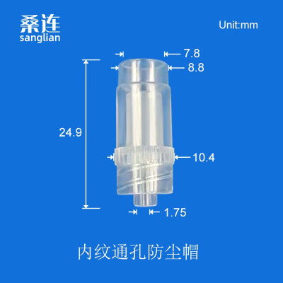 Male /Female Luer Lock Connector for Flexible Tube, PC