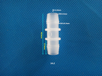 100 /pk Equal Plastic Barbed Fitting Straight Connector Hose Fittings for securely Tubes connecting