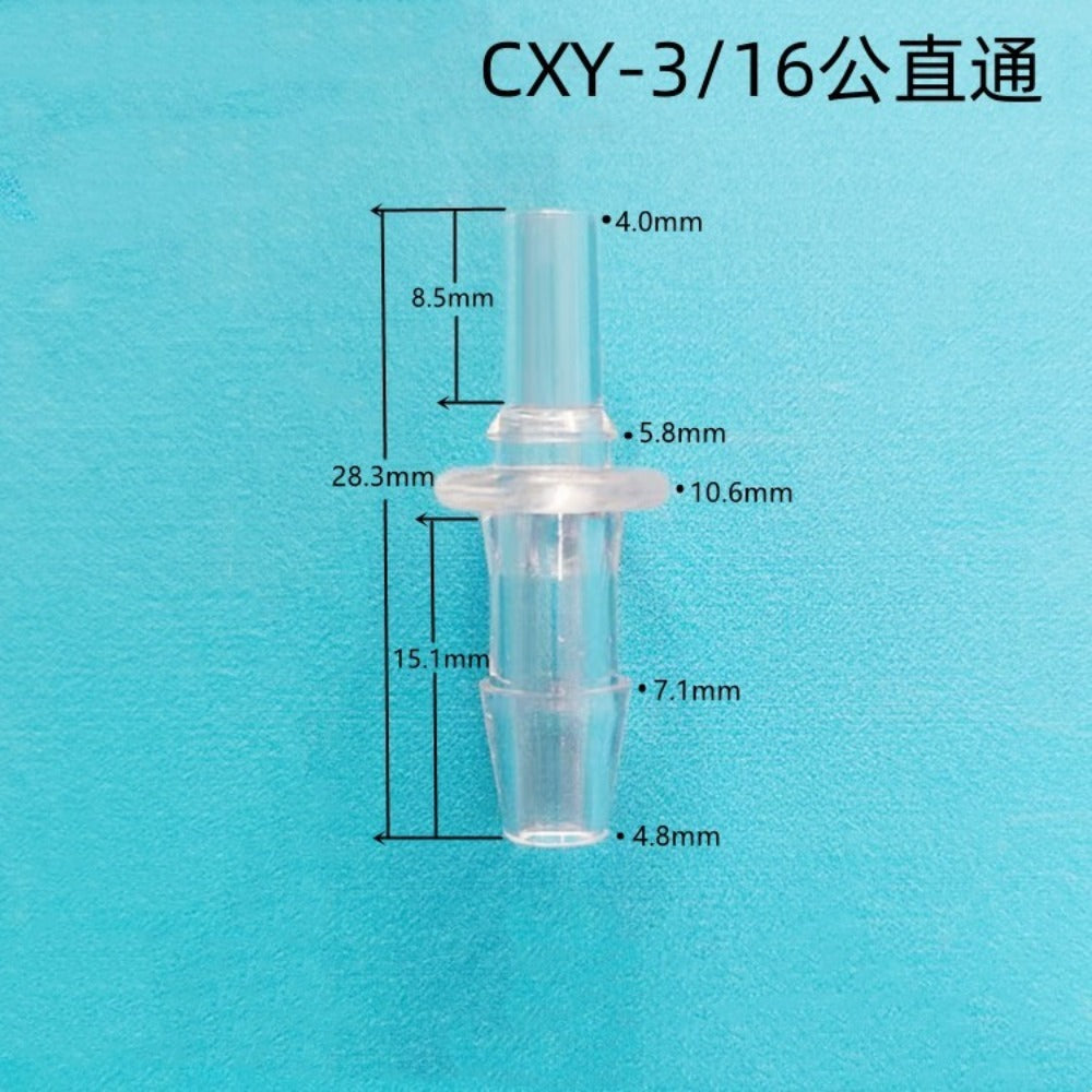 Male Luer to Barbed Connectors Luer Adapter, PC Material Food Grade