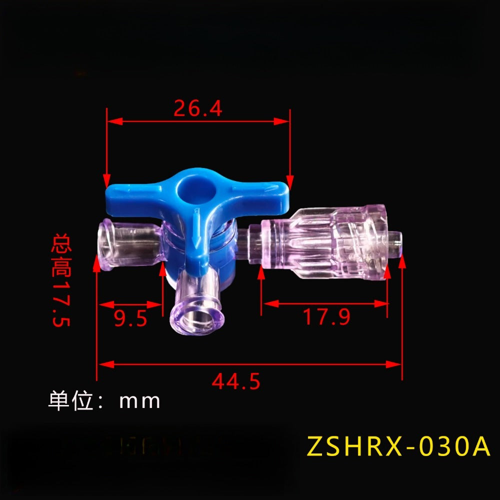 30/pk 3-Way Stopcock Luer,Luer Connections,Sterile Individual Package