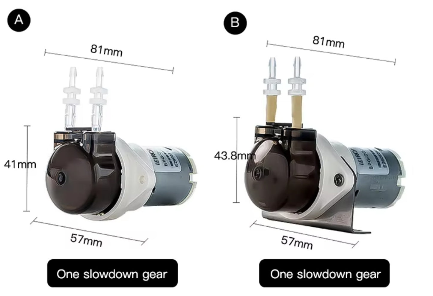 12V24V Small Gear Peristaltic Pump Brush Motor Laboratory Circulation Small Flow Pump Head