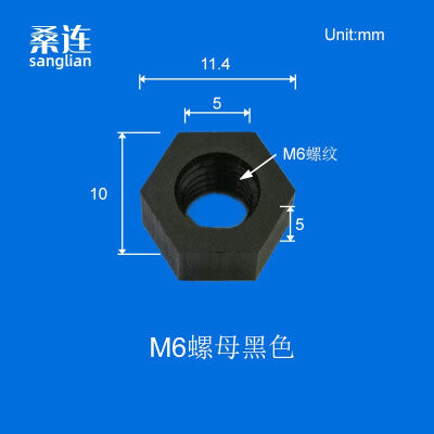 100/pk Plastic Barb to Barb Bulkhead Fittings with Threaded Ends - Ideal for Food Grade Hose Pipes - Includes 4.8-M8-4.8 Hex Nut