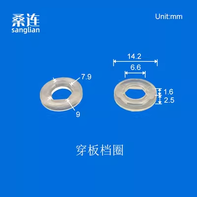 100/pk Reducing Barbed Bulkhead Fittings Thread 1/4-28UNF Panel Mouting Bulkhead Fittings Barb 1.6 2.4 3.2 4.0mm