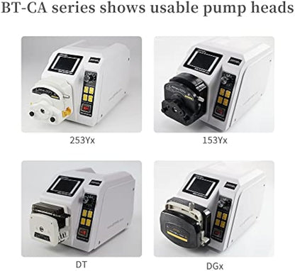 BT-600CA Industrial Peristaltic Pump High Flow Variable Speed Metering Pump Stepper Motor LCD Display AC110V-220V