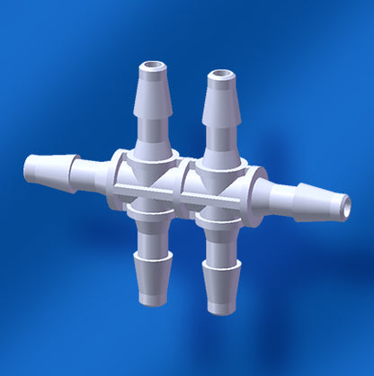 Multi Way F Four, Five,Six,Ten Ports Barb Fittings, Plastic Barbed Connectors 1.6mm 2.4mm 4.mm 4.8mm 5.6mm  6.4mm 8mm