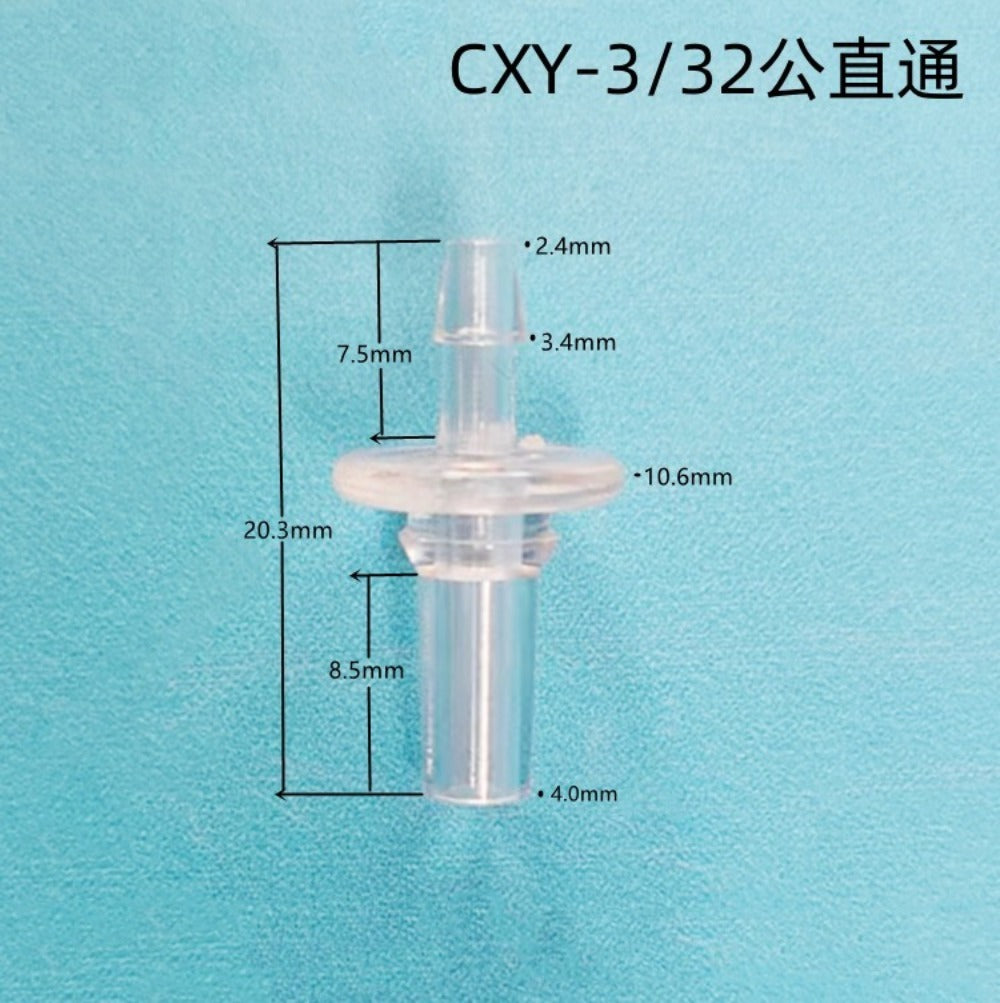 Male Luer to Barbed Connectors Luer Adapter, PC Material Food Grade