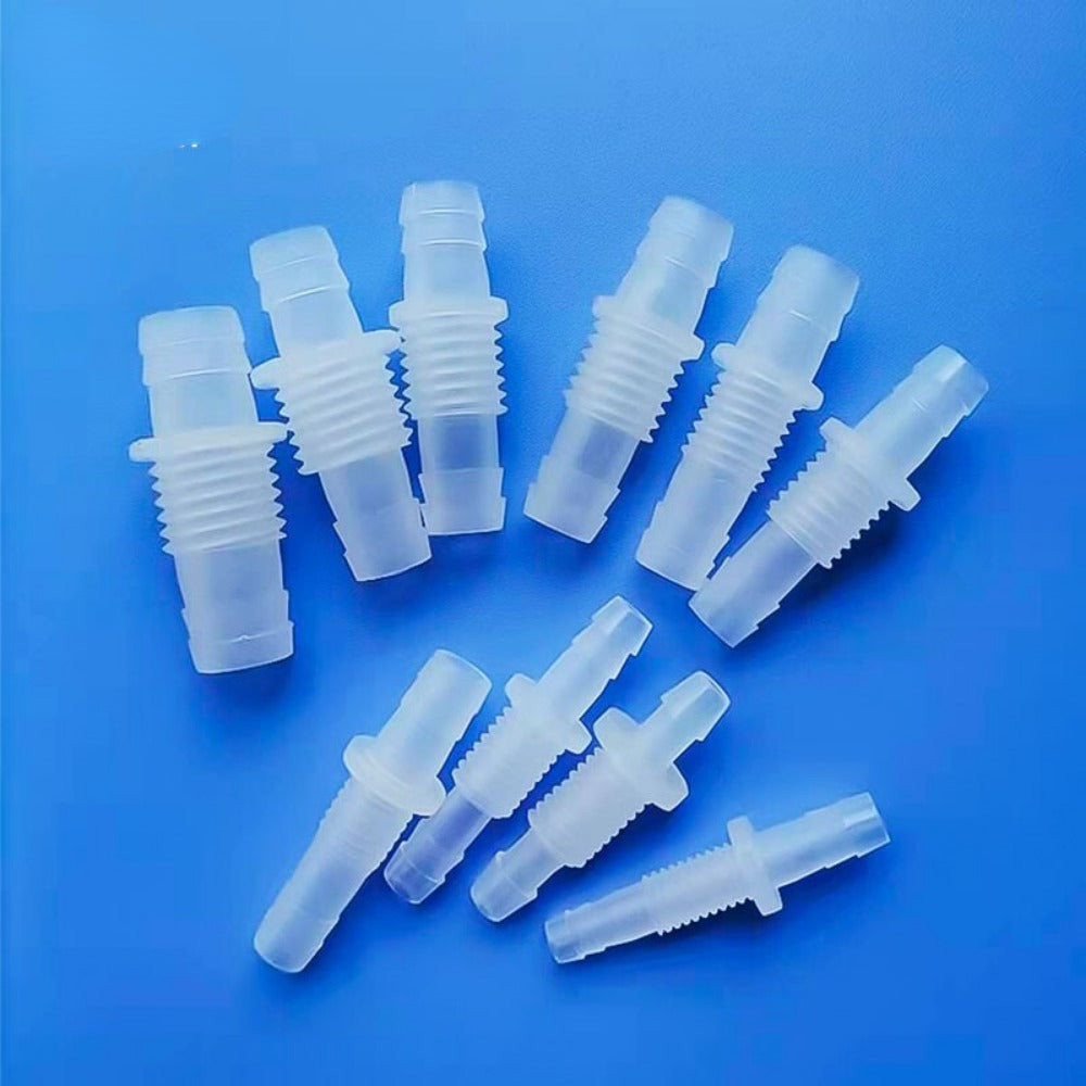50/PK Plastic Bulkhead Fittings with Barb for Versatile Plumbing and Irrigation Systems 5.6-12MM Options