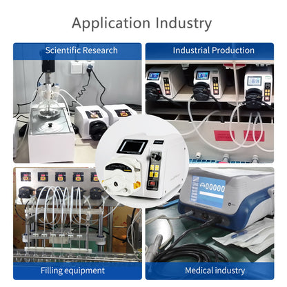 BT-100CA/DT Laboratory Peristaltic Pump Multi Channels Flow Correction Semi-Filling