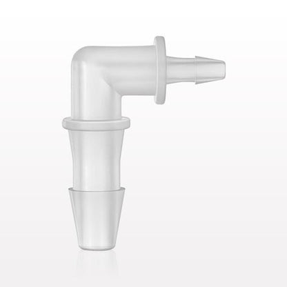 Reducer 90 Degree Elbow Plastic Barb Fitting Tube Connectors 3.2mm to 11.1mm