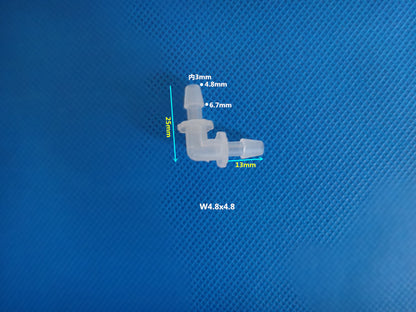 Hose Barb 90 Degree Elbow Tube Fittings Connectors 1.6 -14mm