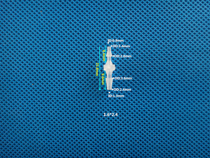 Reducer Tube Connectors Barb Fittings Plastic 1/16 3/32 1/8 1/4 Etc
