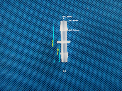 Equal Diameter PP Plastic Barbed Fitting Straight Connector Hose Connector for securely connecting Tubes