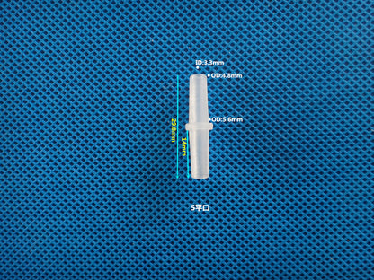 Equal Diameter PP Plastic Barbed Fitting Straight Connector Hose Connector for securely connecting Tubes