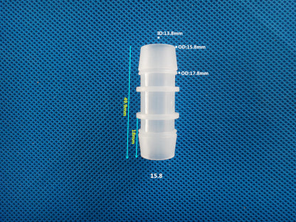 Equal Diameter PP Plastic Barbed Fitting Straight Connector Hose Connector for securely connecting Tubes