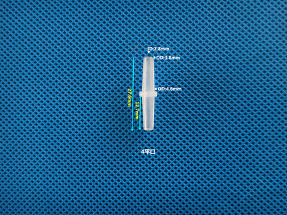 Equal Diameter PP Plastic Barbed Fitting Straight Connector Hose Connector for securely connecting Tubes