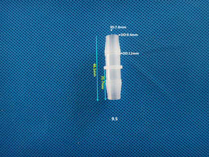 Equal Diameter PP Plastic Barbed Fitting Straight Connector Hose Connector for securely connecting Tubes