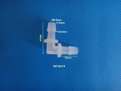 Hose Barb 90 Degree Elbow Tube Fittings Connectors 1.6 -14mm