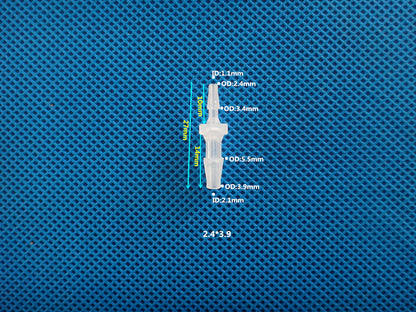 Reducer Tube Connectors Barb Fittings Plastic 1/16 3/32 1/8 1/4 Etc