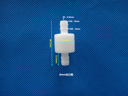 Plastic One-way Valve Water Stop Valve Check Valve Gas Water Stop Valve Liquid Check Valve 3mm 4mm 6mm 8mm 10mm Etc