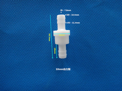 Plastic One-way Valve Water Stop Valve Check Valve Gas Water Stop Valve Liquid Check Valve 3mm 4mm 6mm 8mm 10mm Etc