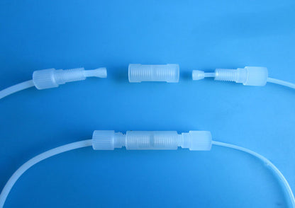 Threaded Female 1/4-28UNF *1/4-28UNF Female Straight ,PP (polypropylene) Tubing Connectors Adapters