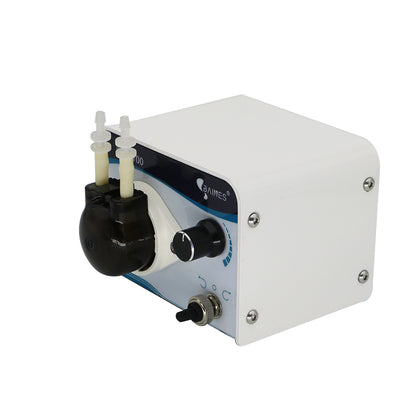 ZP100 Low Flow Small Peristaltic Pump Adjustable Speed Metering Dosing Pump Easy Operation