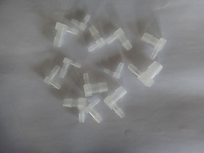 Reducer 90 Degree Elbow Plastic Barb Fitting Tube Connectors 3.2mm to 11.1mm