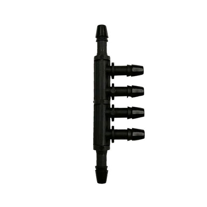 Multi Way F Four, Five,Six,Ten Ports Barb Fittings, Plastic Barbed Connectors 1.6mm 2.4mm 4.mm 4.8mm 5.6mm  6.4mm 8mm